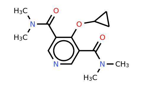 CAS 1243479-90-4 | 4-Cyclopropoxy-N3,N3,N5,N5-tetramethylpyridine-3,5-dicarboxamide