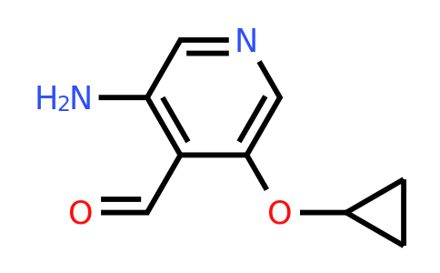 CAS 1243479-93-7 | 3-Amino-5-cyclopropoxyisonicotinaldehyde
