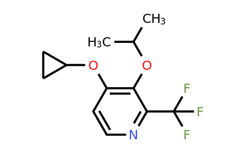 CAS 1243479-96-0 | 4-Cyclopropoxy-3-isopropoxy-2-(trifluoromethyl)pyridine