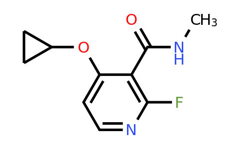 CAS 1243479-97-1 | 4-Cyclopropoxy-2-fluoro-N-methylnicotinamide