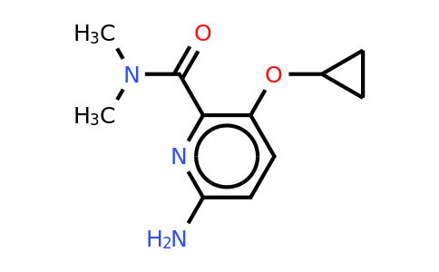 CAS 1243480-00-3 | 6-Amino-3-cyclopropoxy-N,n-dimethylpicolinamide