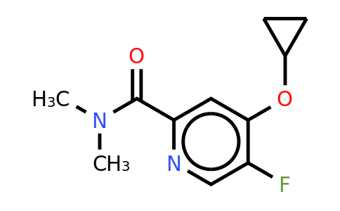 CAS 1243480-08-1 | 4-Cyclopropoxy-5-fluoro-N,n-dimethylpicolinamide