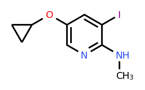 CAS 1243480-11-6 | 5-Cyclopropoxy-3-iodo-N-methylpyridin-2-amine