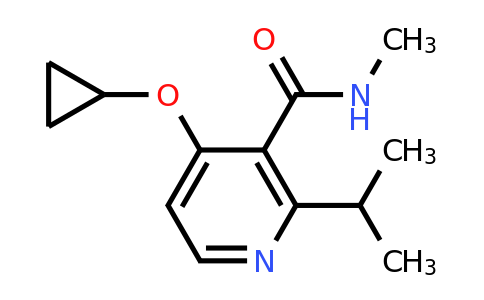 CAS 1243480-14-9 | 4-Cyclopropoxy-2-isopropyl-N-methylnicotinamide