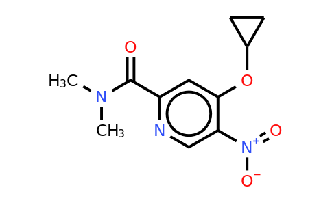 CAS 1243480-15-0 | 4-Cyclopropoxy-N,n-dimethyl-5-nitropicolinamide