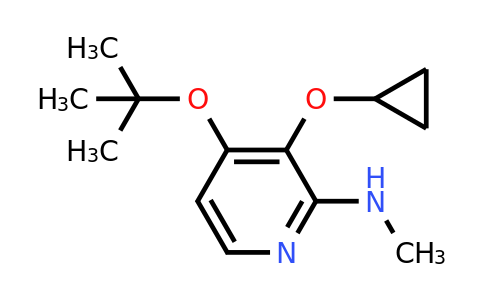 CAS 1243480-17-2 | 4-Tert-butoxy-3-cyclopropoxy-N-methylpyridin-2-amine