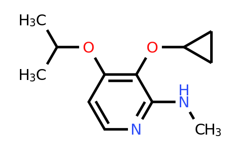 CAS 1243480-26-3 | 3-Cyclopropoxy-4-isopropoxy-N-methylpyridin-2-amine