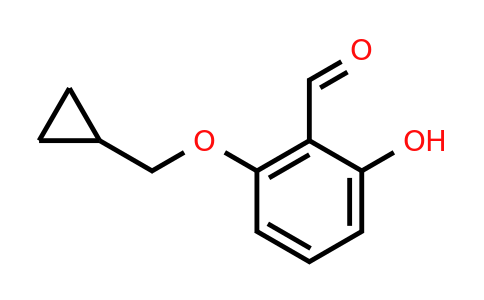 CAS 1243480-27-4 | 2-(Cyclopropylmethoxy)-6-hydroxybenzaldehyde
