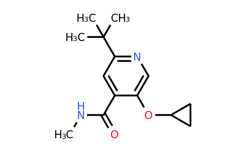 CAS 1243480-28-5 | 2-Tert-butyl-5-cyclopropoxy-N-methylisonicotinamide