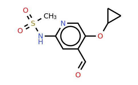 CAS 1243480-29-6 | N-(5-cyclopropoxy-4-formylpyridin-2-YL)methanesulfonamide