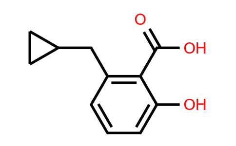 CAS 1243480-31-0 | 2-(Cyclopropylmethyl)-6-hydroxybenzoic acid