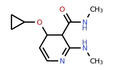 CAS 1243480-32-1 | 4-Cyclopropoxy-N-methyl-2-(methylamino)-3,4-dihydropyridine-3-carboxamide