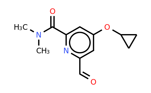CAS 1243480-38-7 | 4-Cyclopropoxy-6-formyl-N,n-dimethylpicolinamide