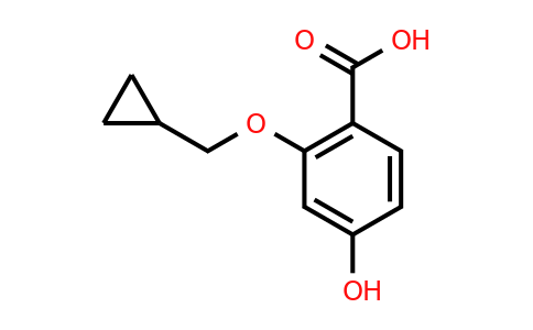 CAS 1243480-40-1 | 2-(Cyclopropylmethoxy)-4-hydroxybenzoic acid