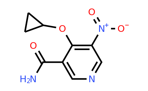 CAS 1243480-41-2 | 4-Cyclopropoxy-5-nitronicotinamide
