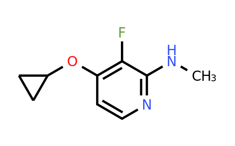 CAS 1243480-42-3 | 4-Cyclopropoxy-3-fluoro-N-methylpyridin-2-amine