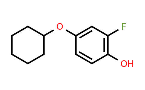 CAS 1243480-43-4 | 4-(Cyclohexyloxy)-2-fluorophenol