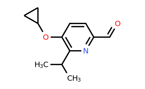 CAS 1243480-45-6 | 5-Cyclopropoxy-6-isopropylpicolinaldehyde