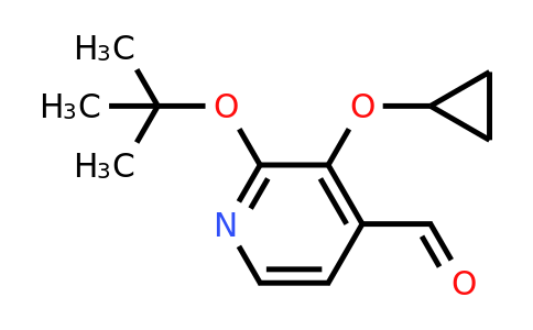 CAS 1243480-50-3 | 2-Tert-butoxy-3-cyclopropoxyisonicotinaldehyde