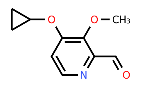 CAS 1243480-57-0 | 4-Cyclopropoxy-3-methoxypicolinaldehyde