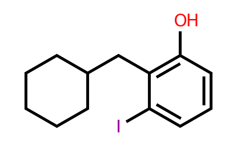 CAS 1243480-60-5 | 2-(Cyclohexylmethyl)-3-iodophenol