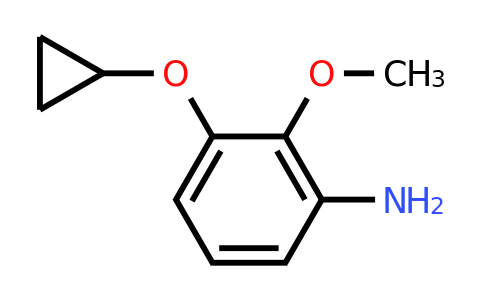 CAS 1243480-61-6 | 3-Cyclopropoxy-2-methoxyaniline