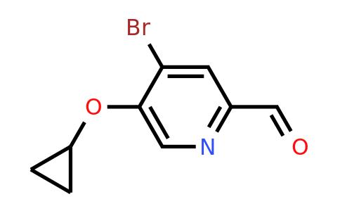 CAS 1243480-67-2 | 4-Bromo-5-cyclopropoxypicolinaldehyde