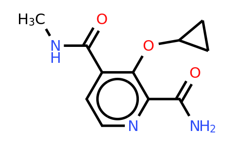 CAS 1243480-69-4 | 3-Cyclopropoxy-N4-methylpyridine-2,4-dicarboxamide