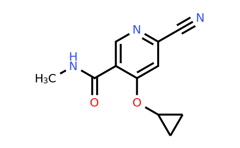 CAS 1243480-70-7 | 6-Cyano-4-cyclopropoxy-N-methylnicotinamide