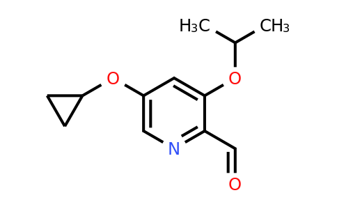 CAS 1243480-71-8 | 5-Cyclopropoxy-3-isopropoxypicolinaldehyde