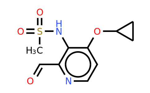 CAS 1243480-75-2 | N-(4-cyclopropoxy-2-formylpyridin-3-YL)methanesulfonamide