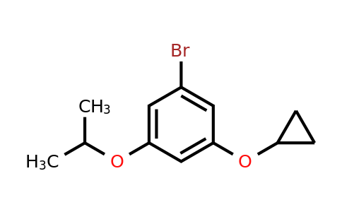 CAS 1243480-76-3 | 1-Bromo-3-cyclopropoxy-5-isopropoxybenzene