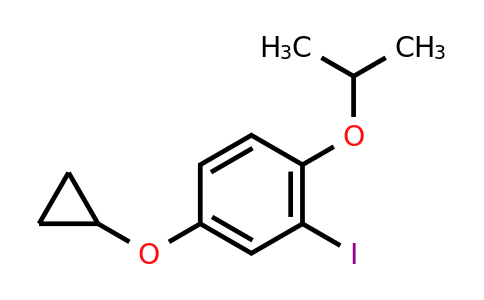 CAS 1243480-79-6 | 4-Cyclopropoxy-2-iodo-1-isopropoxybenzene