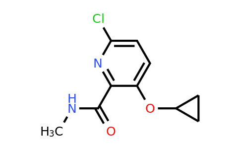 CAS 1243480-80-9 | 6-Chloro-3-cyclopropoxy-N-methylpicolinamide