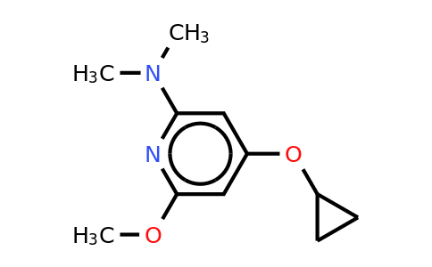 CAS 1243480-81-0 | 4-Cyclopropoxy-6-methoxy-N,n-dimethylpyridin-2-amine