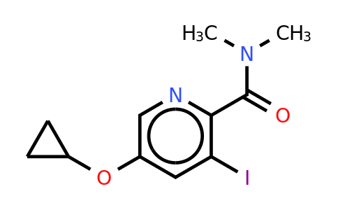 CAS 1243480-82-1 | 5-Cyclopropoxy-3-iodo-N,n-dimethylpicolinamide