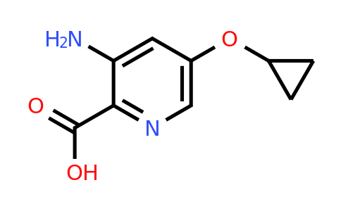 CAS 1243480-88-7 | 3-Amino-5-cyclopropoxypicolinic acid