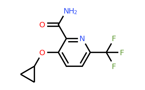 CAS 1243480-89-8 | 3-Cyclopropoxy-6-(trifluoromethyl)picolinamide