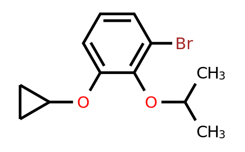 CAS 1243480-91-2 | 1-Bromo-3-cyclopropoxy-2-isopropoxybenzene