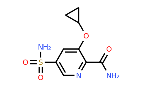 CAS 1243480-94-5 | 3-Cyclopropoxy-5-sulfamoylpicolinamide