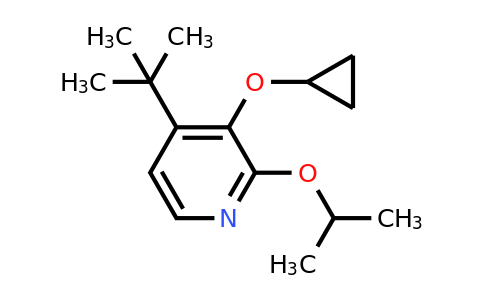 CAS 1243480-96-7 | 4-Tert-butyl-3-cyclopropoxy-2-isopropoxypyridine