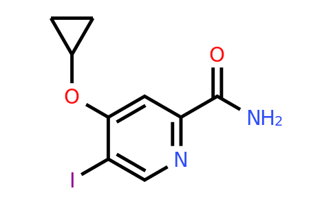 CAS 1243480-99-0 | 4-Cyclopropoxy-5-iodopicolinamide