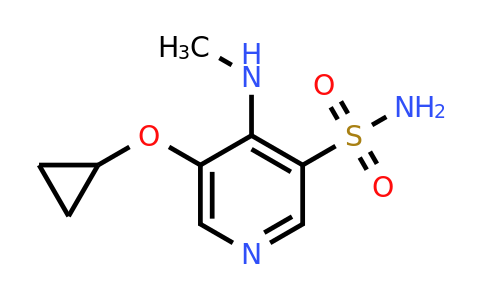 CAS 1243481-01-7 | 5-Cyclopropoxy-4-(methylamino)pyridine-3-sulfonamide