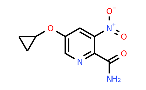 CAS 1243481-02-8 | 5-Cyclopropoxy-3-nitropicolinamide