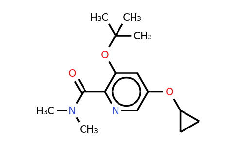 CAS 1243481-03-9 | 3-Tert-butoxy-5-cyclopropoxy-N,n-dimethylpicolinamide