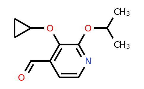 CAS 1243481-05-1 | 3-Cyclopropoxy-2-isopropoxyisonicotinaldehyde