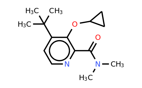 CAS 1243481-09-5 | 4-Tert-butyl-3-cyclopropoxy-N,n-dimethylpicolinamide