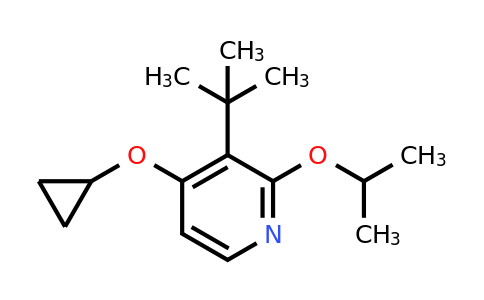 CAS 1243481-10-8 | 3-Tert-butyl-4-cyclopropoxy-2-isopropoxypyridine