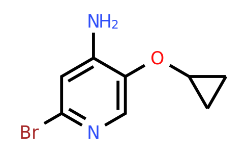 CAS 1243481-18-6 | 2-Bromo-5-cyclopropoxypyridin-4-amine