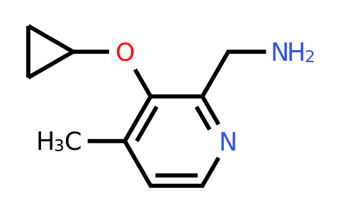 CAS 1243481-20-0 | (3-Cyclopropoxy-4-methylpyridin-2-YL)methanamine